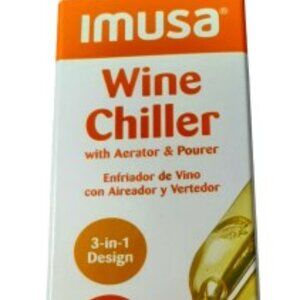 Imusa Wine Chiller with Aerator and Pourer - NEW - Box Opened -Fits Most Bottles